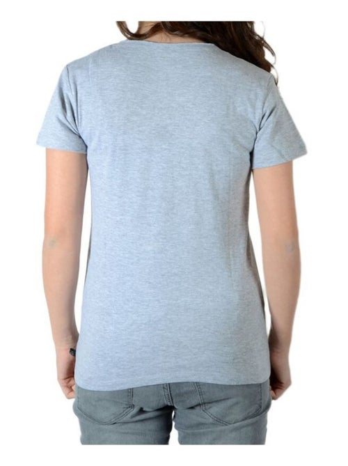 Tee Shirt Little Eleven Paris Rabbit SS Mixte garçon   fille  Bugs Bunny Gris - Kiabi