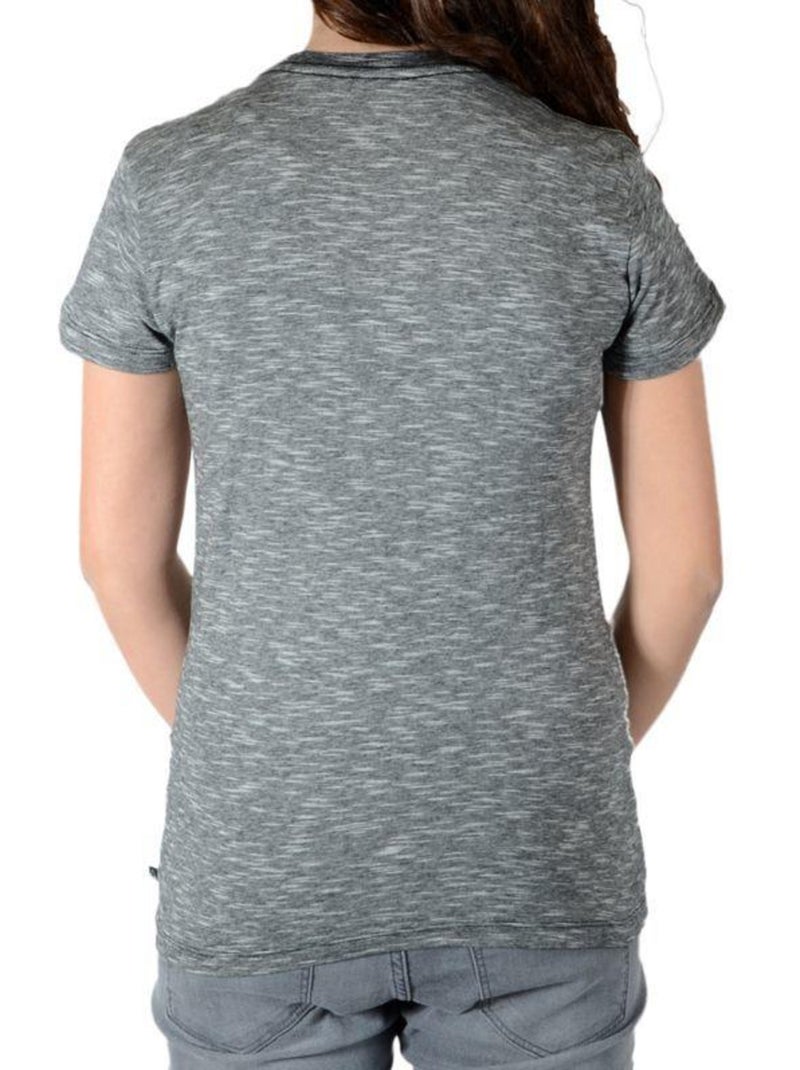 Tee Shirt Little Eleven Paris Scar SS Mixte Gris - Kiabi