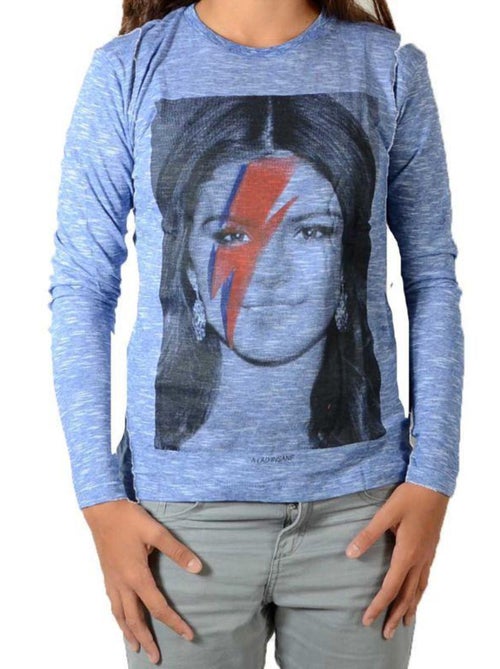 Tee Shirt Little Eleven Paris Selena LS Selena Gomez Mixte - Kiabi