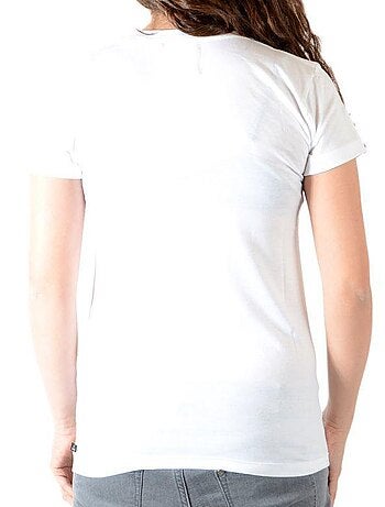 Tee Shirt Little Eleven Paris Shere Khan SS Mixte Garçon Fille Blanc