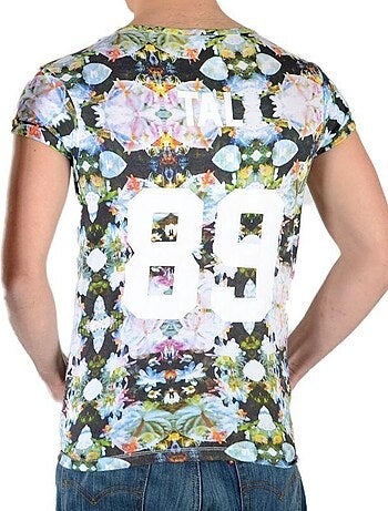 Tee Shirt Little Eleven Paris Talall SS Mixte garçon fille Blanc