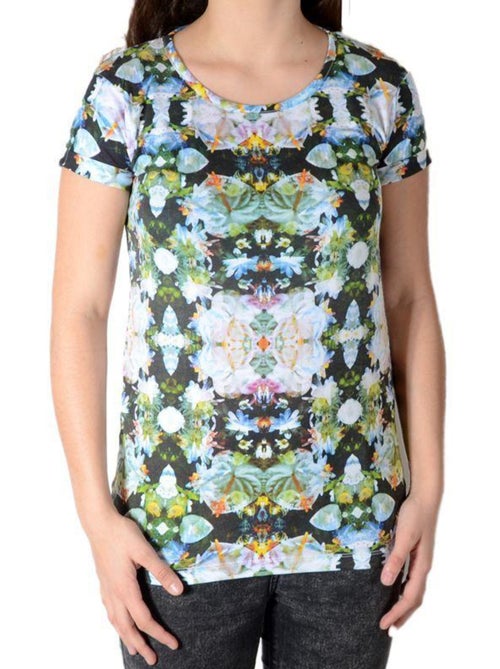 Tee Shirt Little Eleven Paris Talall SS Mixte garçon   fille  Blanc - Kiabi
