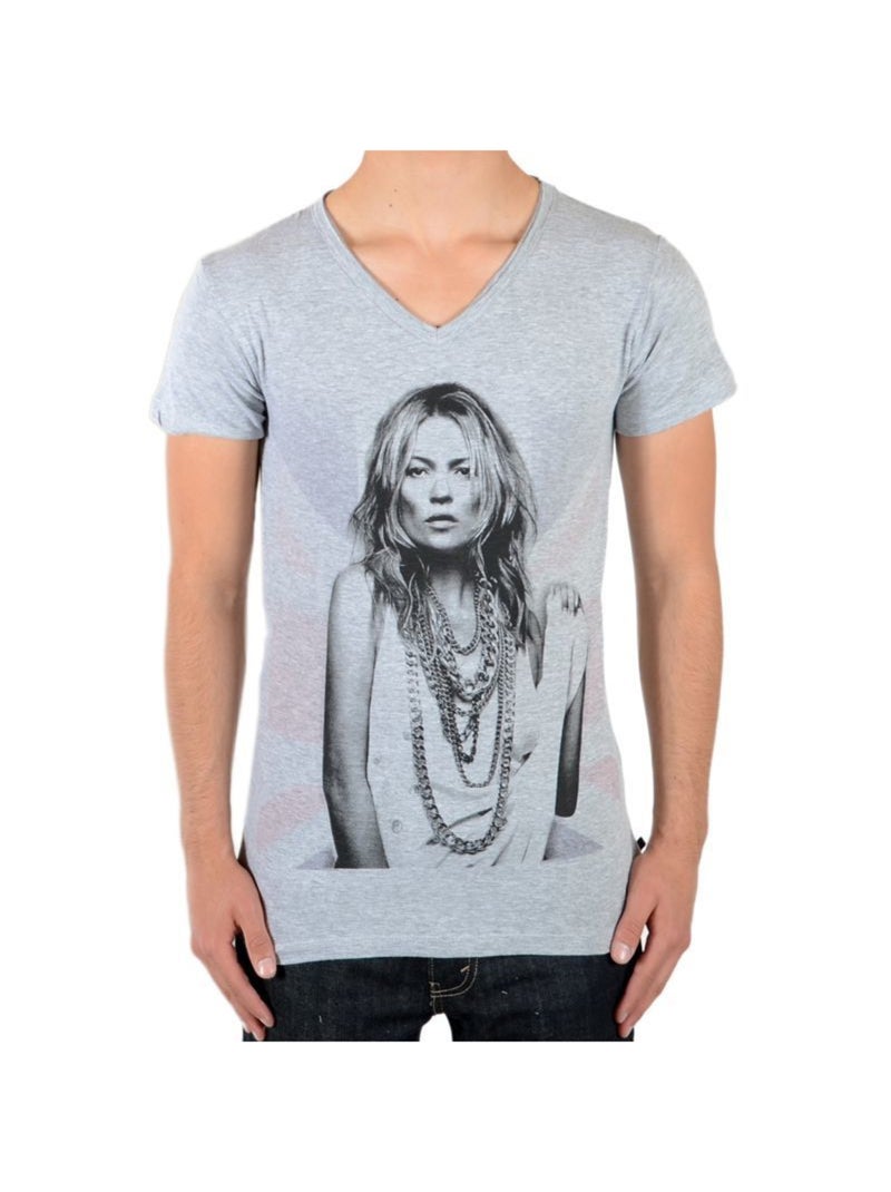 Tee Shirt Little Eleven Paris V Moss Gris - Kiabi