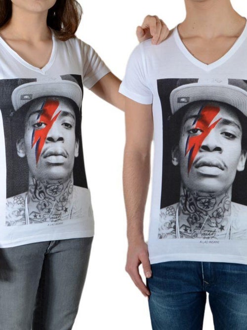 Tee Shirt Little Eleven Paris Wiz Bowie SS Mixte - Kiabi