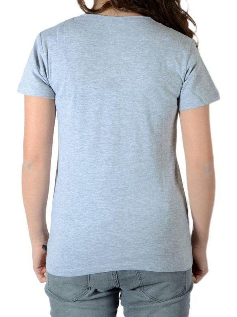 Tee Shirt Little Eleven Paris Wiz Bowie SS Mixte Gris - Kiabi
