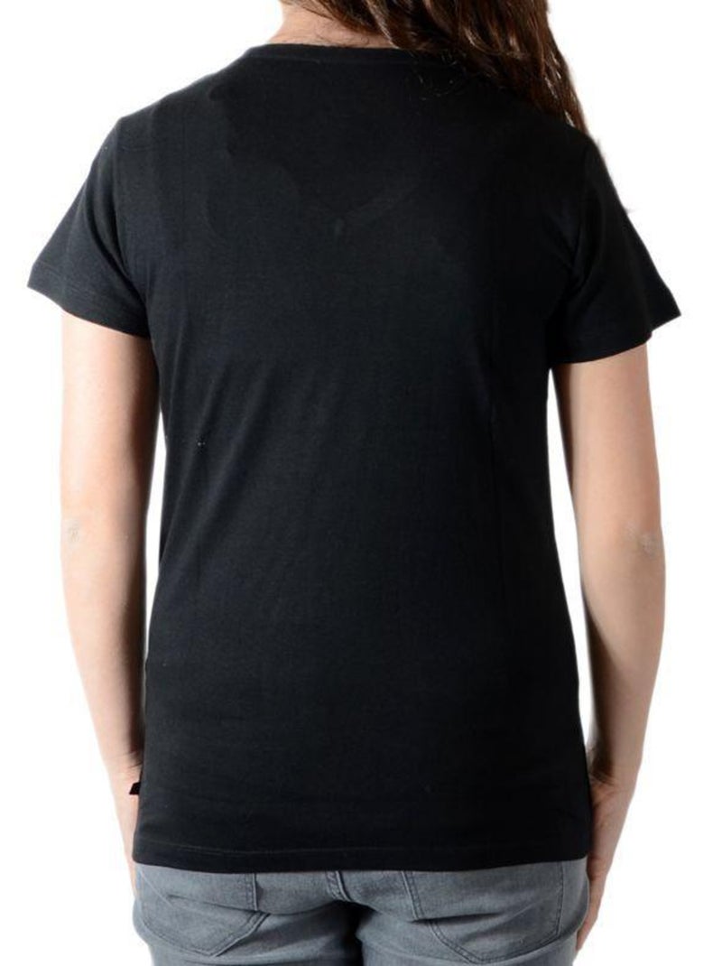 Tee Shirt Little Eleven Paris Wiz Bowie SS Mixte Noir - Kiabi