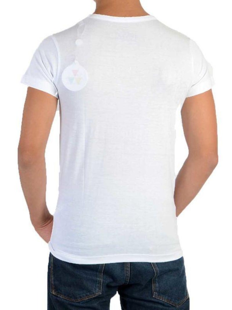 Tee Shirt Little Eleven Paris Wiz SS Mixte Blanc - Kiabi