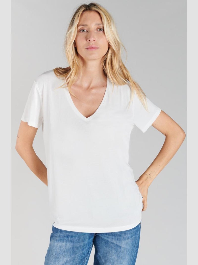 Tee-Shirt LOLA 'Le Temps Des Cerises' Blanc - Kiabi