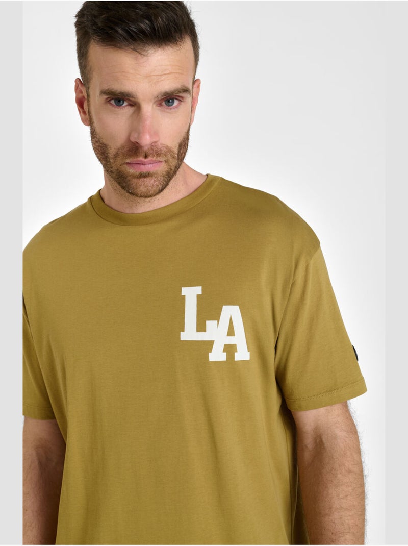 Tee-shirt lom 'le temps des cerises' Beige - Kiabi