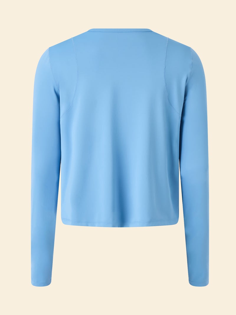 Tee-shirt long fluide - (ekstract) Bleu - Kiabi