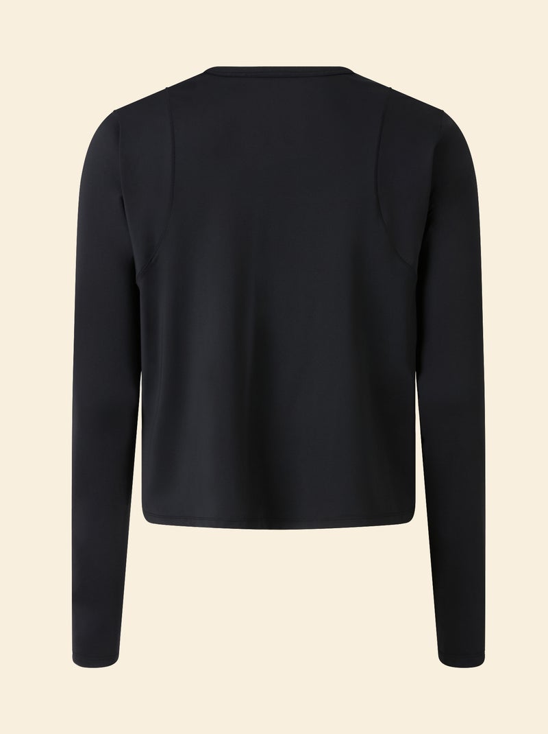 Tee-shirt long fluide - (ekstract) Noir - Kiabi