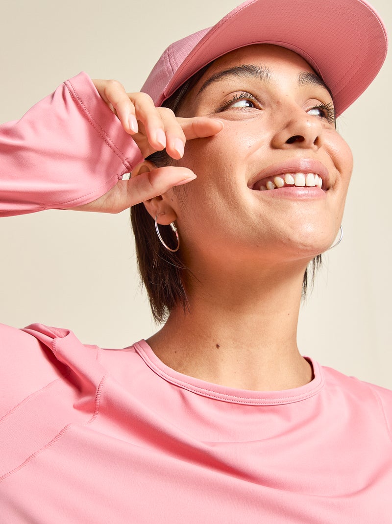 Tee-shirt long fluide - (ekstract) Rose - Kiabi