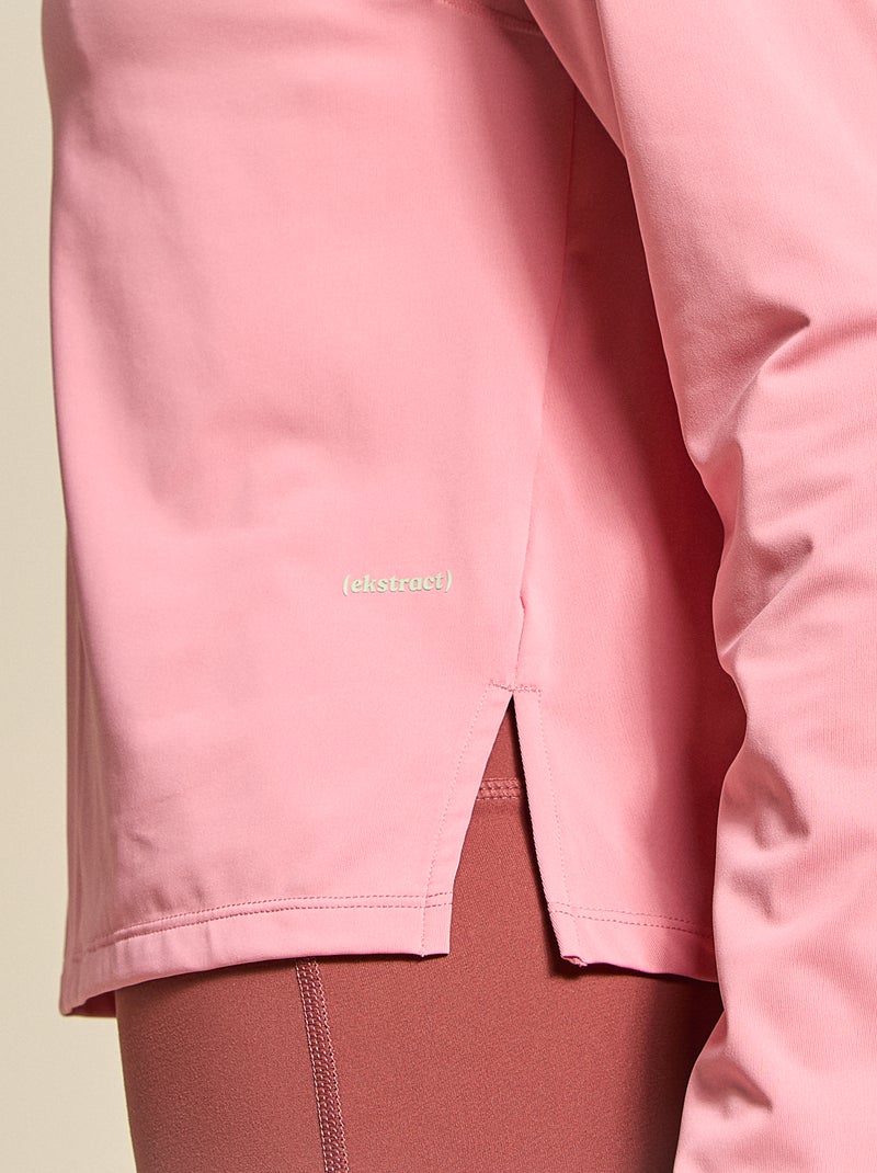 Tee-shirt long fluide - (ekstract) Rose - Kiabi