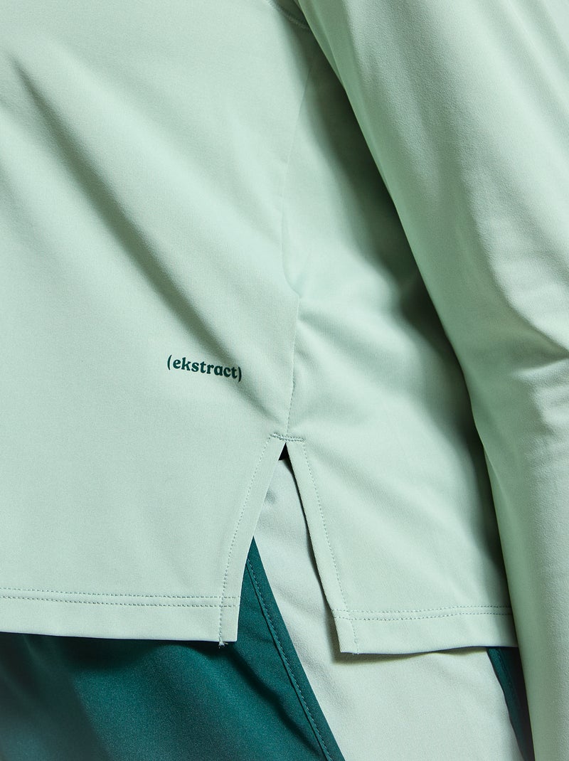 Tee-shirt long fluide - (ekstract) Vert - Kiabi