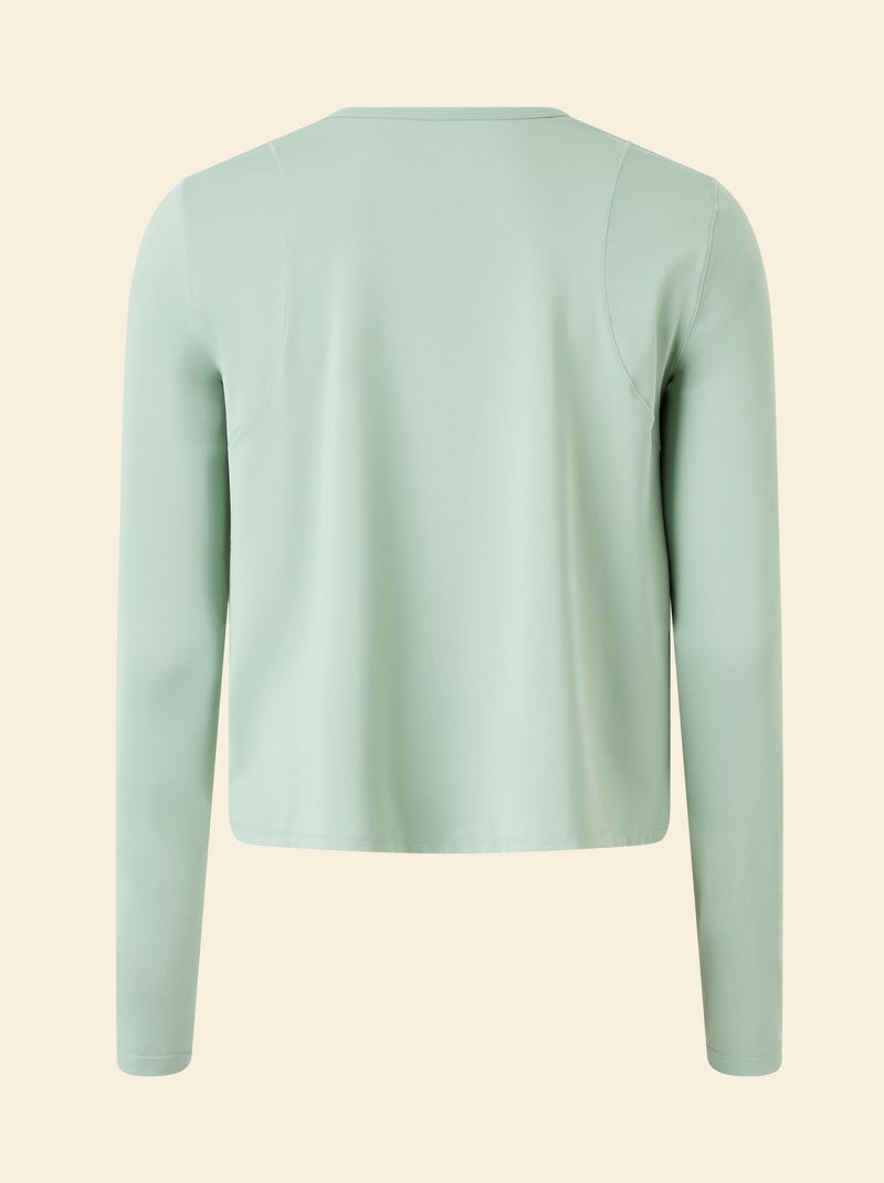 Tee-shirt long fluide - (ekstract) Vert - Kiabi