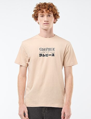 Tee-shirt long imprimé 'One Piece'