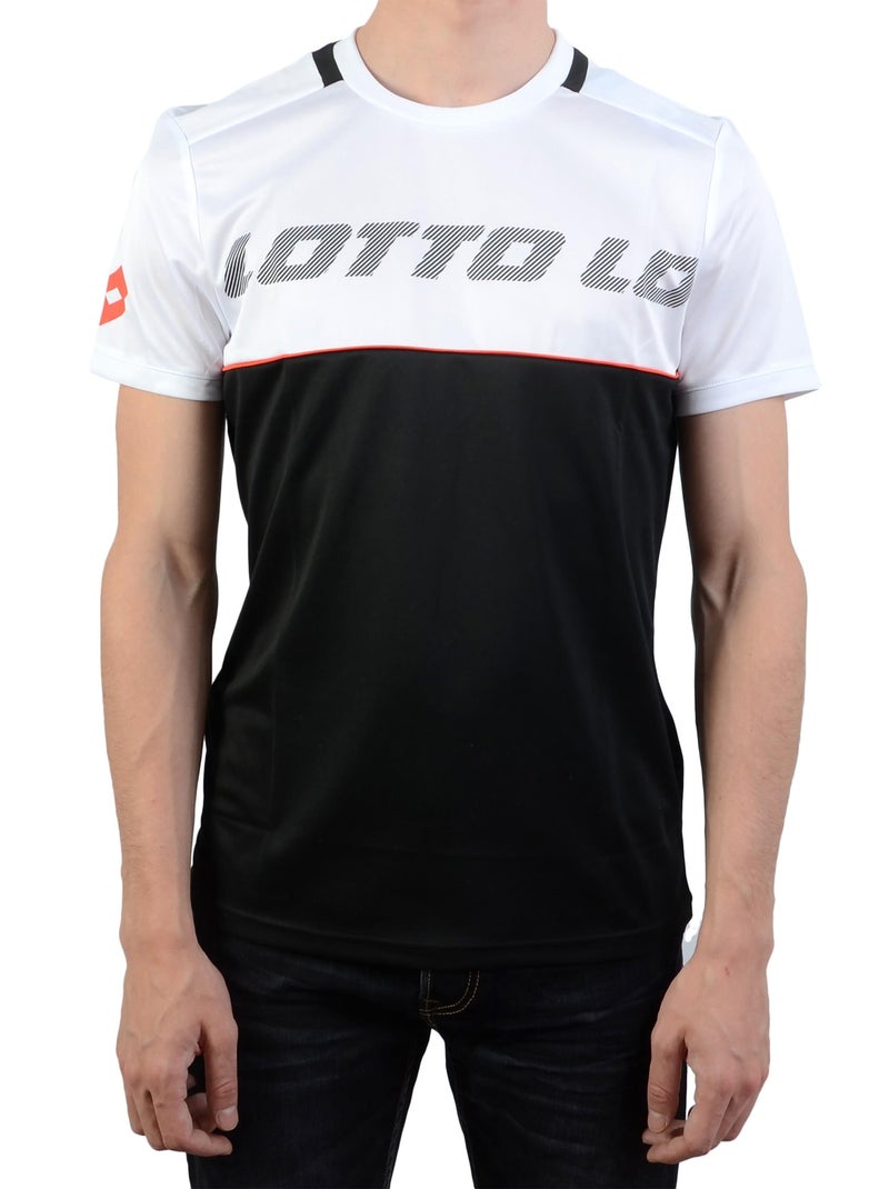 Tee Shirt Lotto Logo V Tee PL Blanc - Kiabi