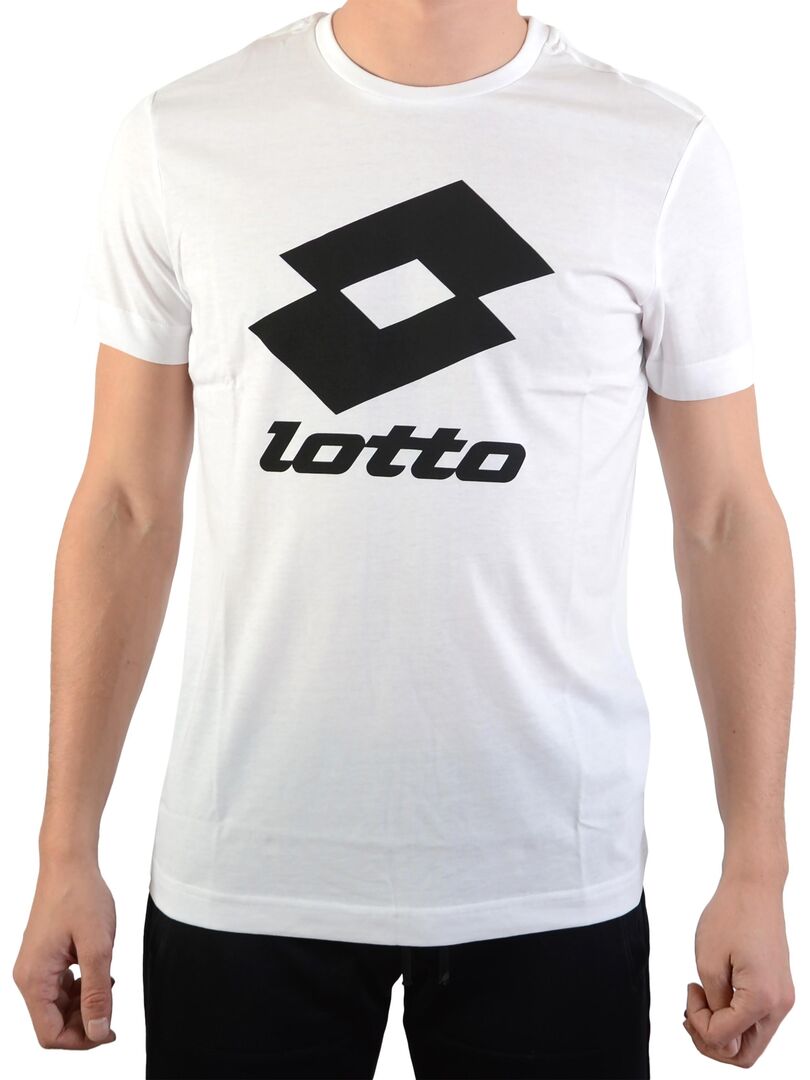 Tee Shirt Lotto Smart II Tee JS Blanc - Kiabi