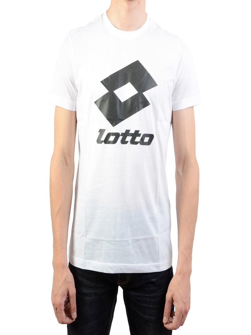 Tee Shirt Lotto Smart II Tee JS Blanc - Kiabi