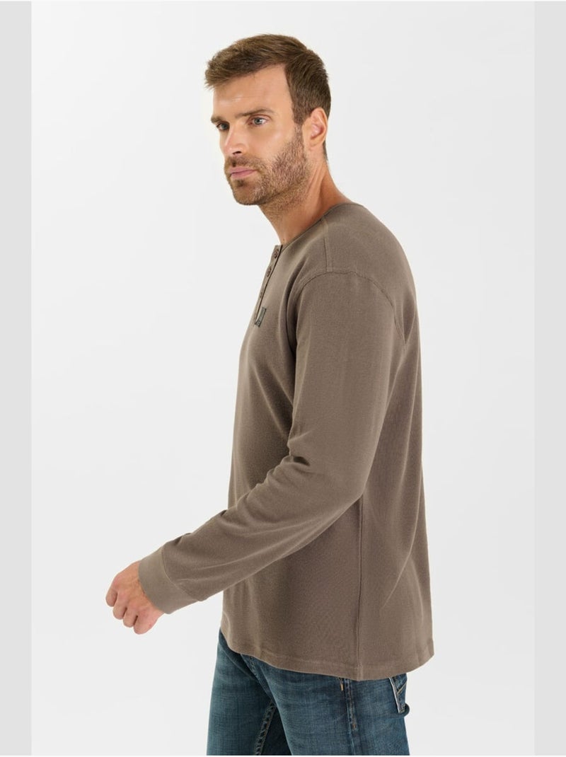 Tee-shirt lozar 'le temps des cerises' Marron - Kiabi