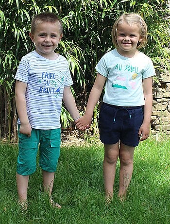 TEE SHIRT LUC MANCHES COURTES ENFANT