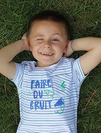 TEE SHIRT LUC MANCHES COURTES ENFANT