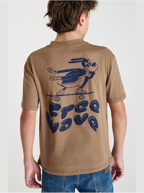 Tee-Shirt LUDBO 'Le Temps Des Cerises' - Kiabi Tee-Shirt LUDBO 'Le Temps Des Cerises' - Kiabi