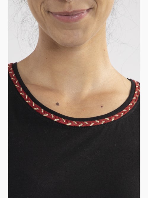 Tee-shirt Lurex   Avec Col Rond | Gerard Pasquier - Kiabi