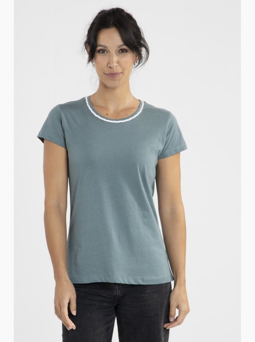 Tee-shirt Lurex   Avec Col Rond | Gerard Pasquier - Kiabi