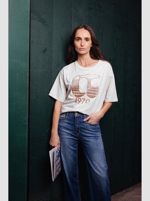 Tee-Shirt LYNETTE 'Le Temps Des Cerises' - Kiabi
