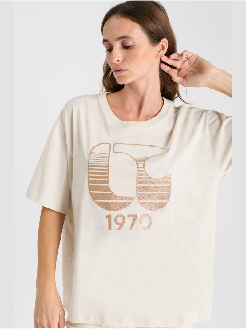 Tee-shirt lynette 'le temps des cerises' Blanc - Kiabi