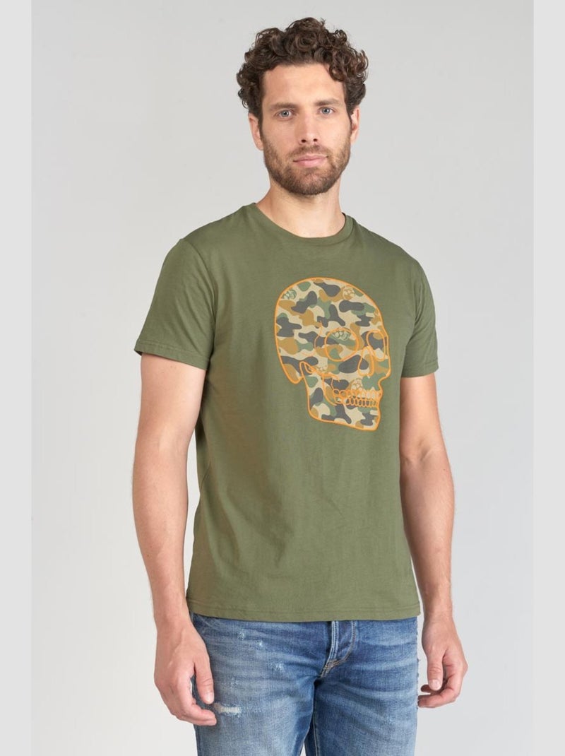 Tee-Shirt MACHIDA 'Le Temps Des Cerises' Vert - Kiabi