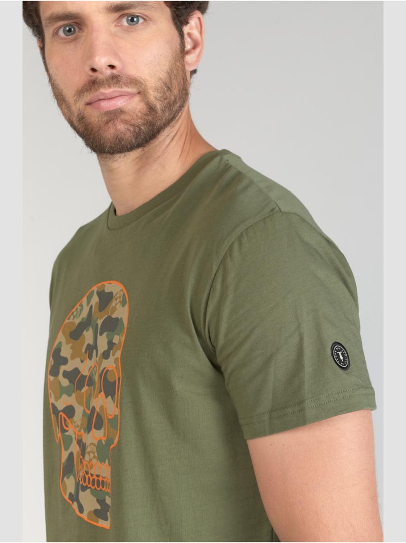 Tee-Shirt MACHIDA 'Le Temps Des Cerises' Vert - Kiabi