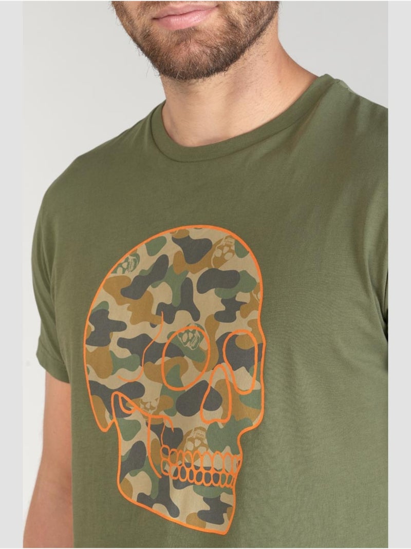 Tee-Shirt MACHIDA 'Le Temps Des Cerises' Vert - Kiabi