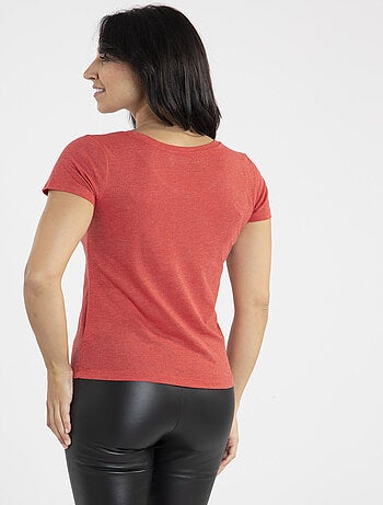 Tee-shirt Mady | Gerard Pasquier Avec Col V | Gerard Pasquier