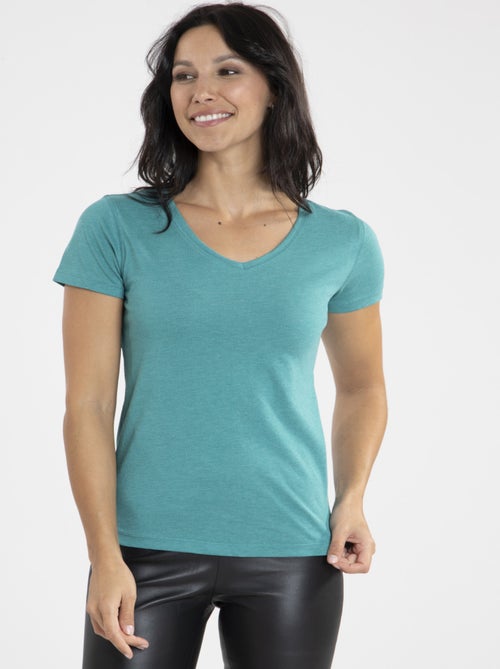 Tee-shirt Mady  | Gerard Pasquier Avec Col V | Gerard Pasquier - Kiabi