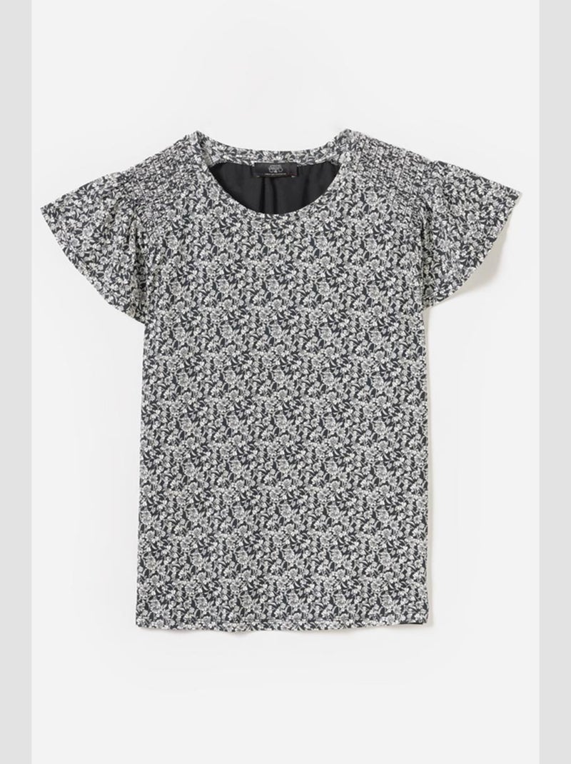 Tee-Shirt MAGGI 'Le Temps Des Cerises' Noir - Kiabi