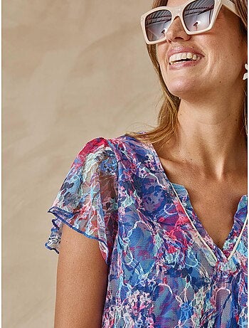 Tee-shirt maille dentelle - DAXON