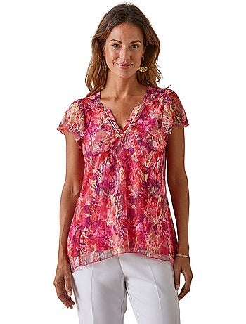 Tee-shirt maille dentelle - DAXON