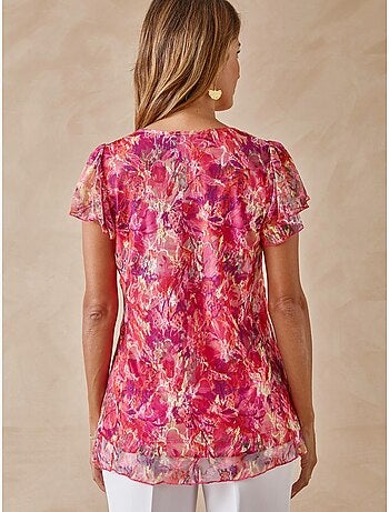 Tee-shirt maille dentelle - DAXON