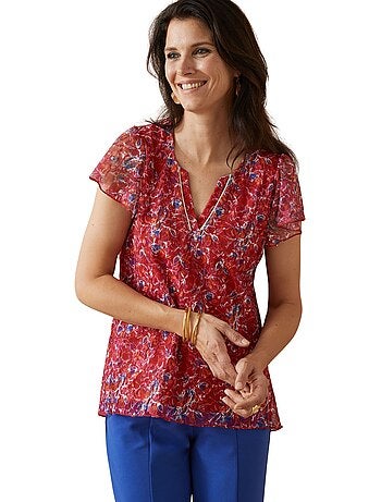 Tee-shirt maille dentelle - DAXON