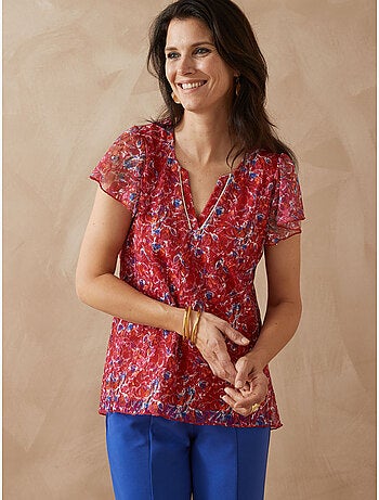 Tee-shirt maille dentelle - DAXON