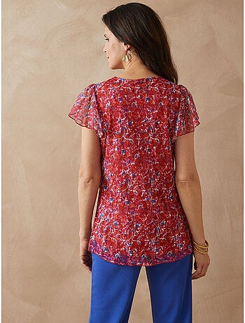 Tee-shirt maille dentelle - DAXON