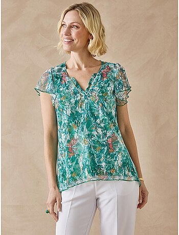 Tee-shirt maille dentelle - DAXON