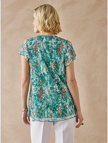 Tee-shirt maille dentelle - DAXON