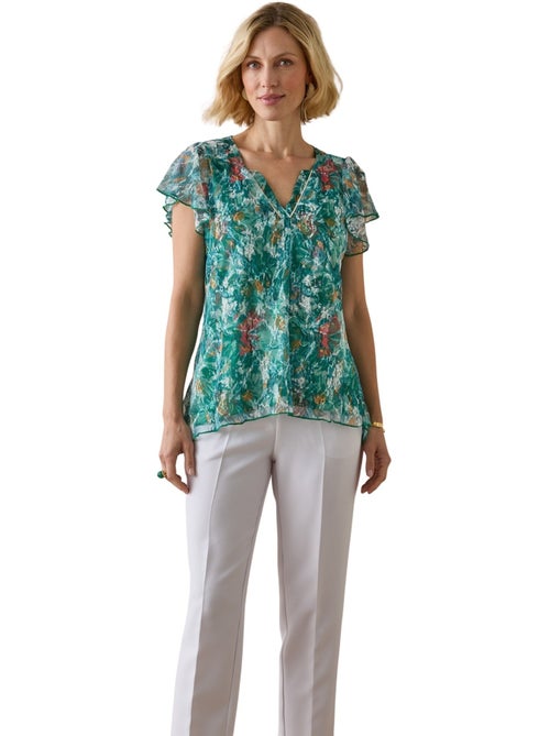 Tee-shirt maille dentelle - DAXON - Kiabi