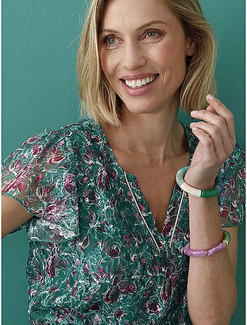 Tee-shirt maille dentelle - DAXON