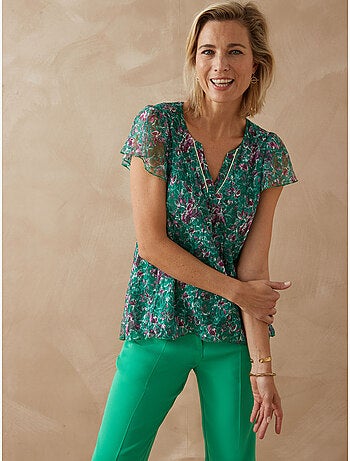 Tee-shirt maille dentelle - DAXON