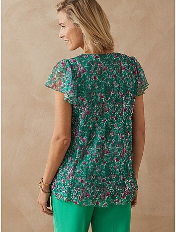 Tee-shirt maille dentelle - DAXON