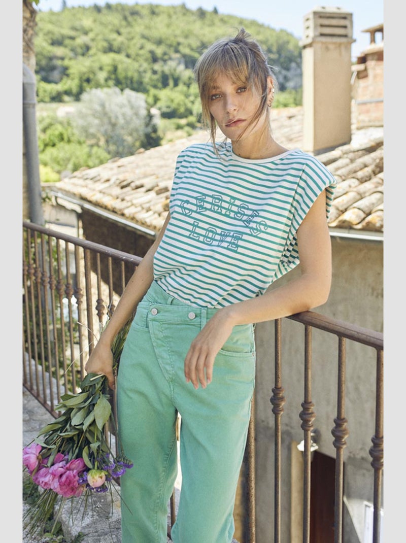 Tee-Shirt MALE 'Le Temps Des Cerises' Multicolore - Kiabi